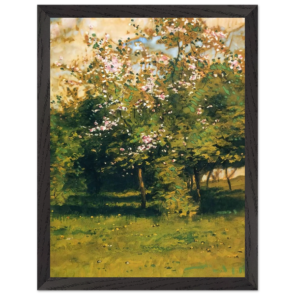 Blossoming Trees by Childe Hassam — Framed art print at Zephyeer