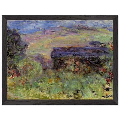 The House Seen through the Roses by Claude Monet — Framed art print at Zephyeer