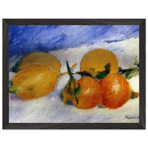 Still Life with Lemons and Oranges by Pierre-Auguste Renoir — Framed art print at Zephyeer