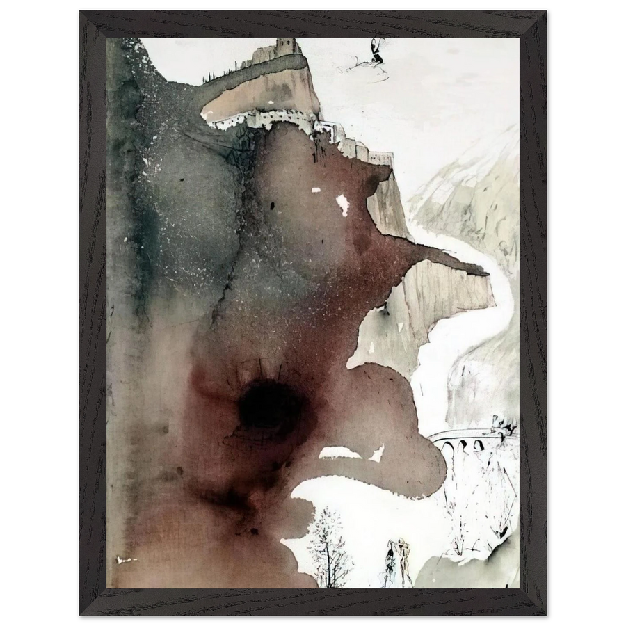 ET BAPTIZATUS EST A IOANNE IN IORDANE LUKE 3 3 by Salvador Dali — Framed art print at Zephyeer