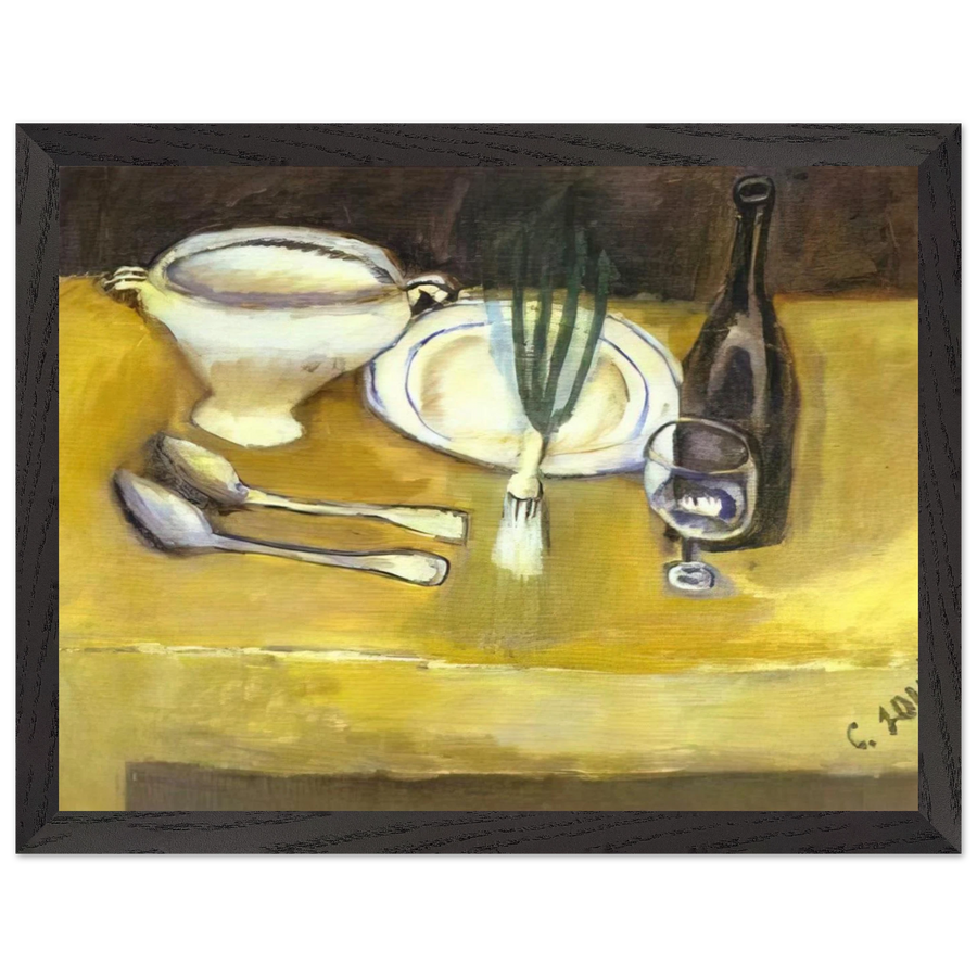STILL LIFE WITH SOUP TUREEN by Chaim Soutine — Framed art print at Zephyeer
