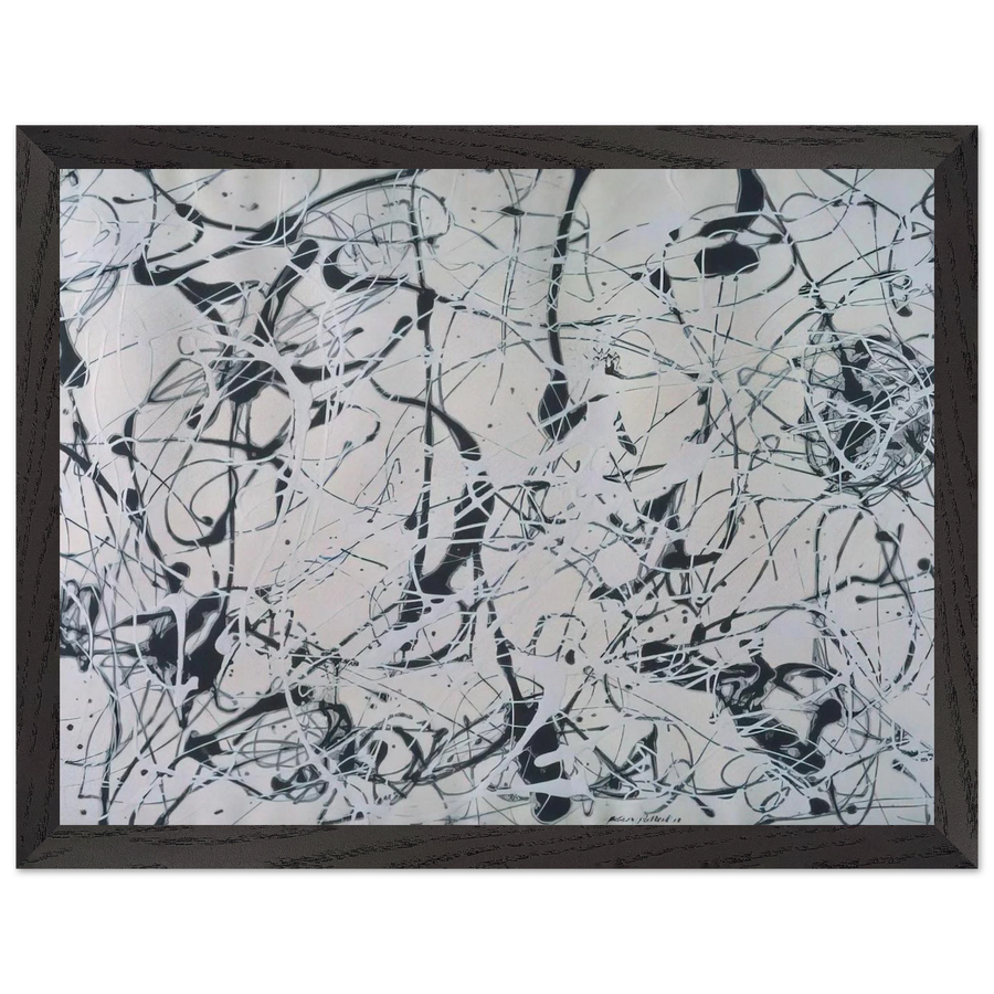 NUMBER 23 by Jackson Pollock — Framed art print at Zephyeer
