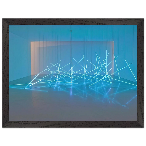 Avalanche - 1996 by Francois Morellet — Framed art print at Zephyeer