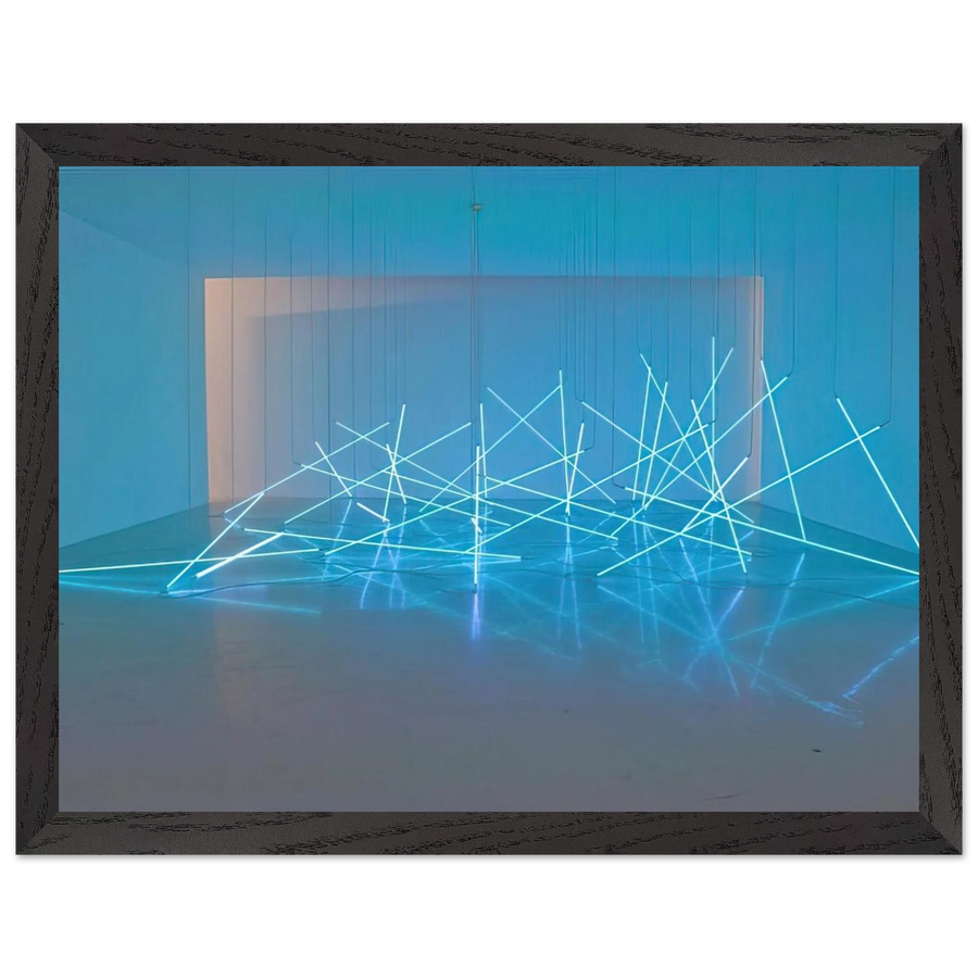 Avalanche - 1996 by Francois Morellet — Framed art print at Zephyeer