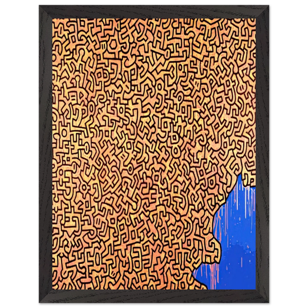 BRAZIL 1989 by Keith Haring — Framed art print at Zephyeer
