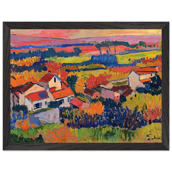 LANDSCAPE NEAR CHATOU 1904 1 by Andre Derain — Framed art print at Zephyeer