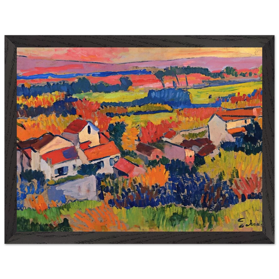 LANDSCAPE NEAR CHATOU 1904 1 by Andre Derain — Framed art print at Zephyeer