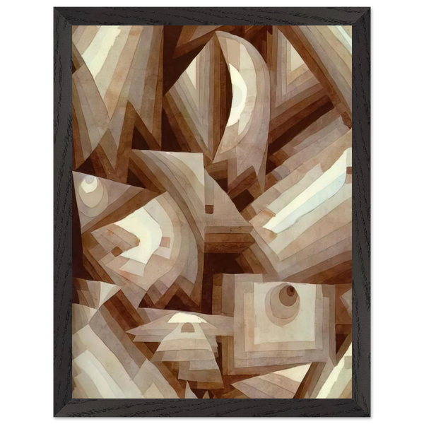 CRYSTAL 1921 by Paul Klee — Framed art print at Zephyeer