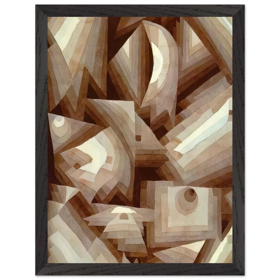 CRYSTAL 1921 by Paul Klee — Framed art print at Zephyeer