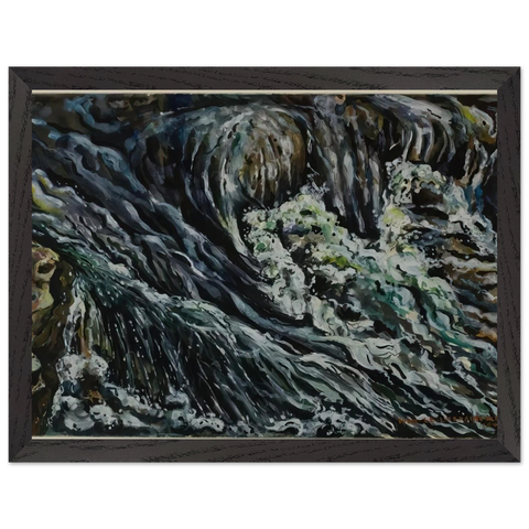 BRIDAL TEN SLEEP FALLS by Ivan Albright — Framed art print at Zephyeer