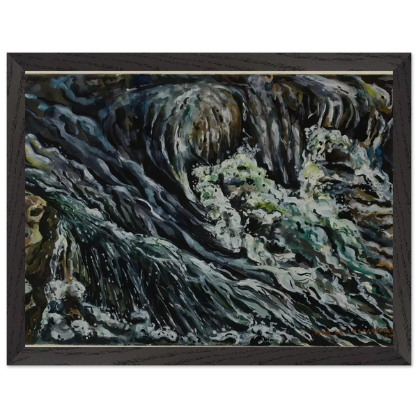 BRIDAL TEN SLEEP FALLS by Ivan Albright — Framed art print at Zephyeer