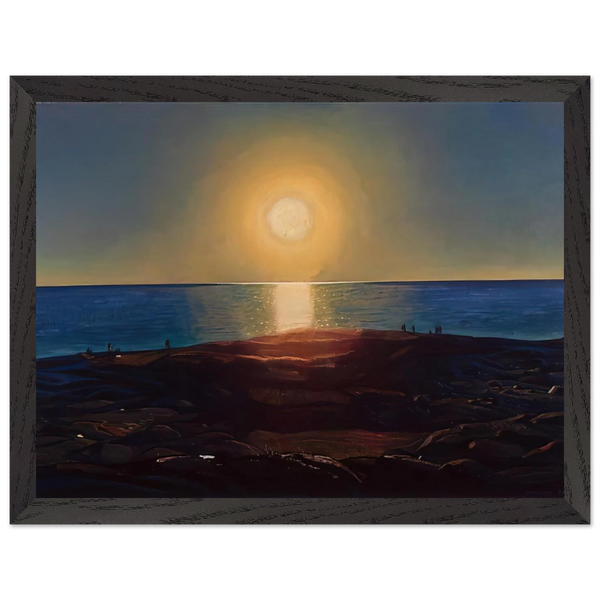 Calm and Free Maine Coast by Rockwell Kent — Framed art print at Zephyeer
