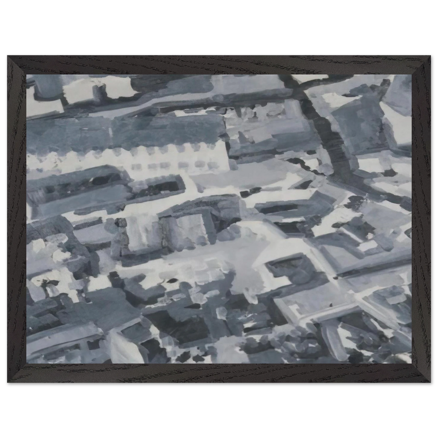 TOWNSCAPE M3 1968 by Gerhard Richter — Framed art print at Zephyeer
