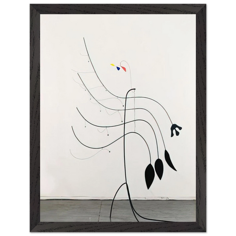 FOUR LEAVES AND THREE PETALS 1939 by Alexander Calder — Framed art print at Zephyeer