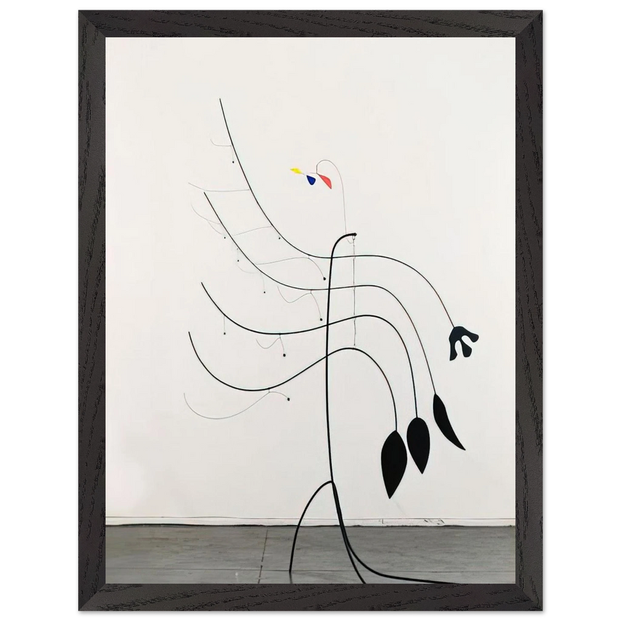 FOUR LEAVES AND THREE PETALS 1939 by Alexander Calder — Framed art print at Zephyeer