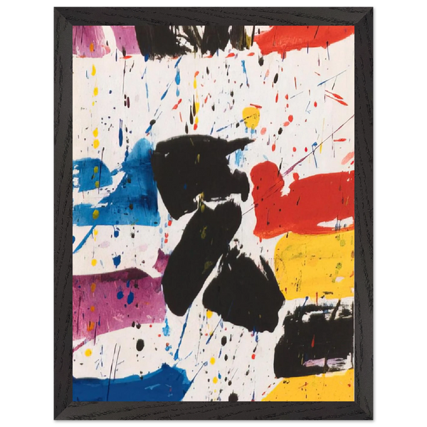 Hommage to Alfred Jensen by Sam Francis — Framed art print at Zephyeer