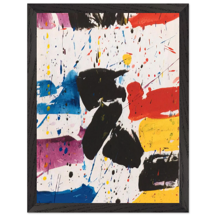 Hommage to Alfred Jensen by Sam Francis — Framed art print at Zephyeer