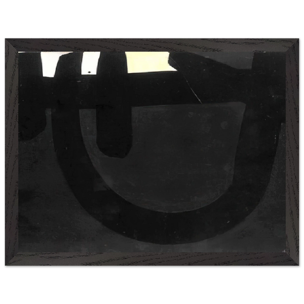 Peinture 8 août 1974 - 1974 by Pierre Soulages — Framed art print at Zephyeer