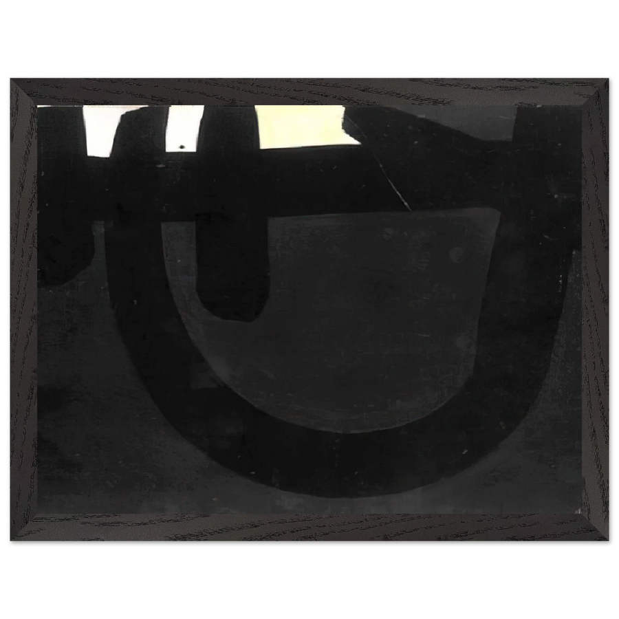 Peinture 8 août 1974 - 1974 by Pierre Soulages — Framed art print at Zephyeer