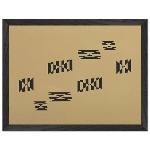 Metaesquema - 1957 by Helio Oiticica — Framed art print at Zephyeer