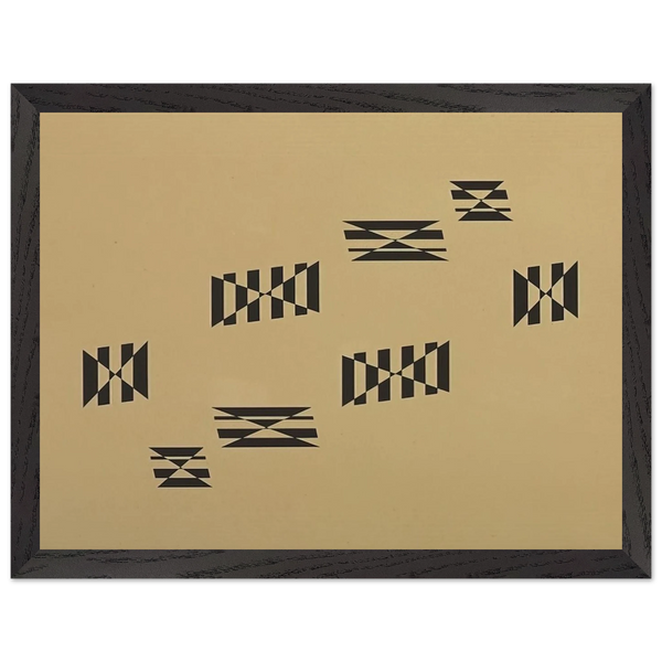 Metaesquema - 1957 by Helio Oiticica — Framed art print at Zephyeer