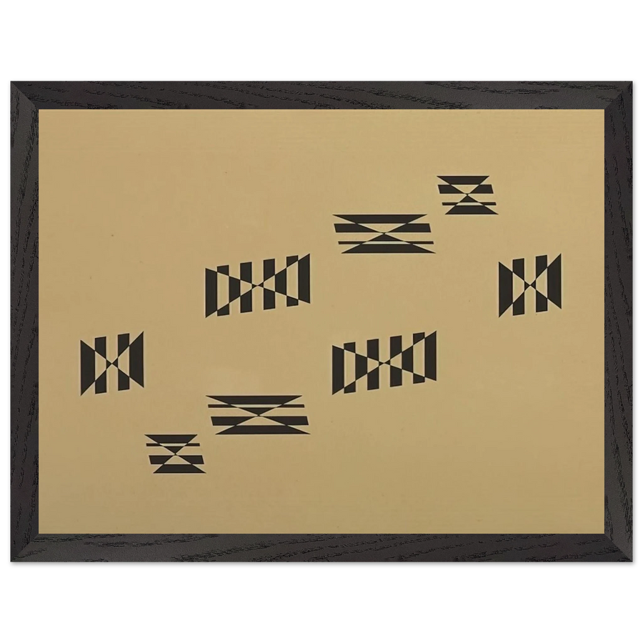 Metaesquema - 1957 by Helio Oiticica — Framed art print at Zephyeer