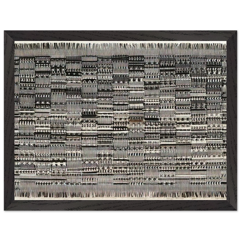 OPEN LETTER 1958 by Anni Albers — Framed art print at Zephyeer
