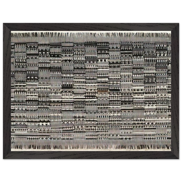 OPEN LETTER 1958 by Anni Albers — Framed art print at Zephyeer
