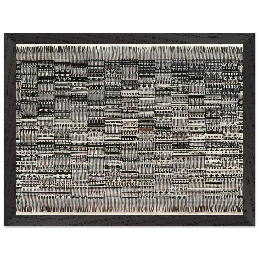 OPEN LETTER 1958 by Anni Albers — Framed art print at Zephyeer
