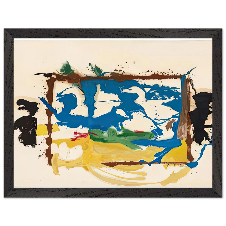 Swan Lake I, 1961- by Helen Frankenthaler — Framed art print at Zephyeer