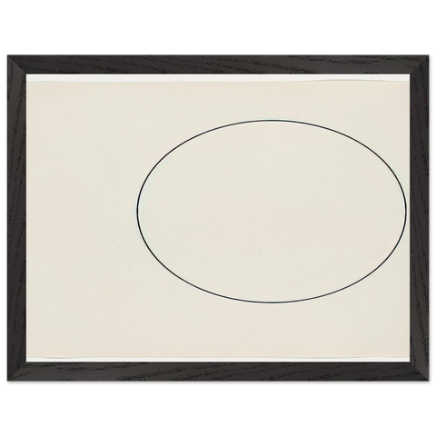 Circle Line by Ellsworth Kelly — Framed art print at Zephyeer