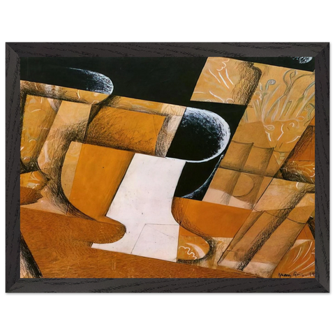 THE GLASS THE FRUIT BOWL 1914 by Juan Gris — Framed art print at Zephyeer
