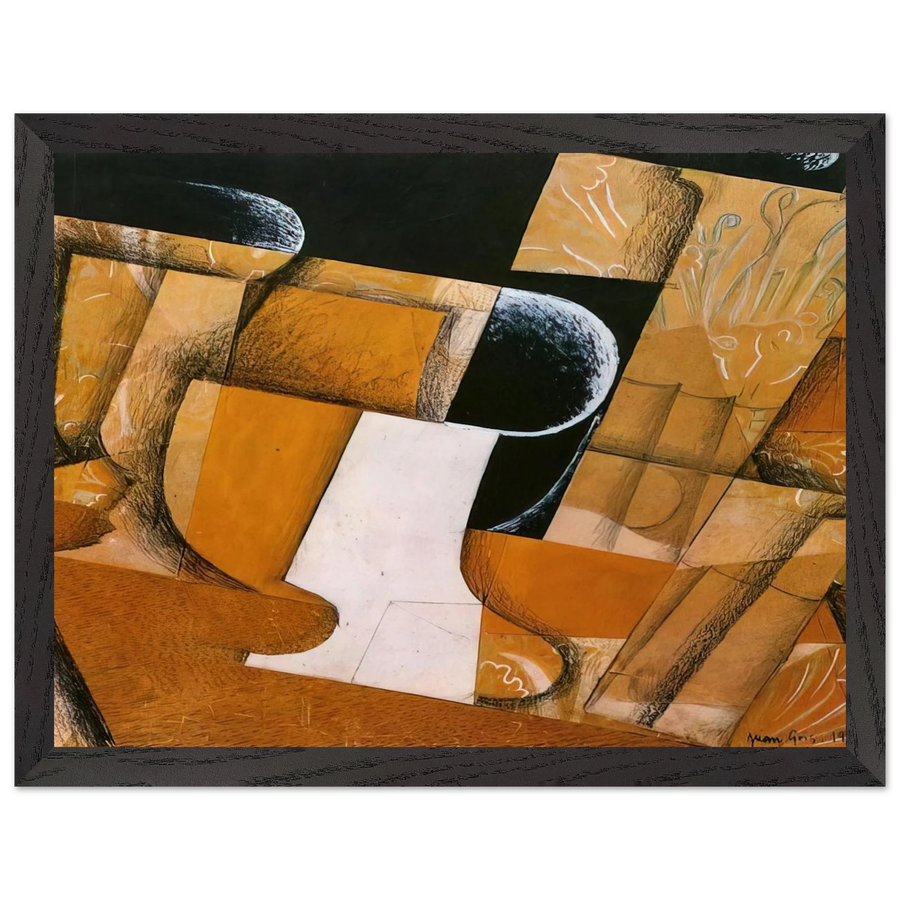 THE GLASS THE FRUIT BOWL 1914 by Juan Gris — Framed art print at Zephyeer