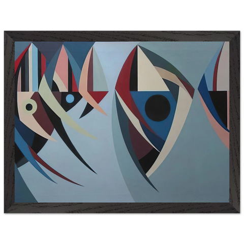 Untitled - 1956 by Karl Benjamin — Framed art print at Zephyeer