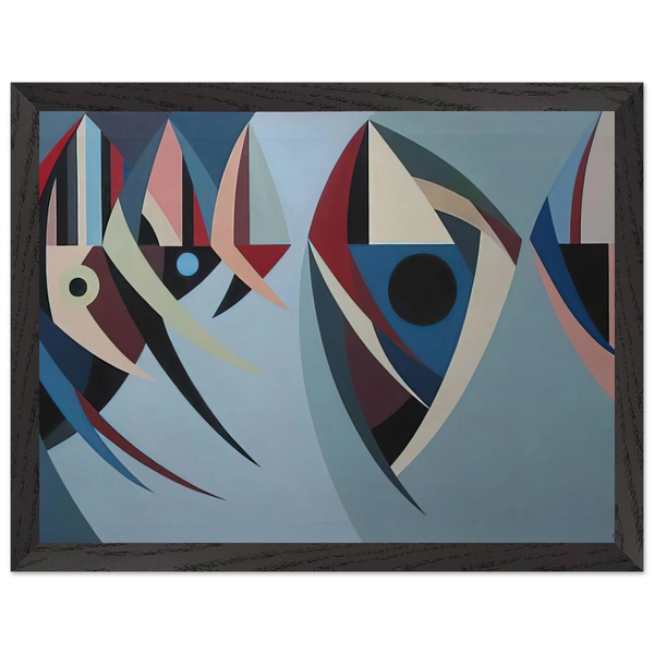 Untitled - 1956 by Karl Benjamin — Framed art print at Zephyeer
