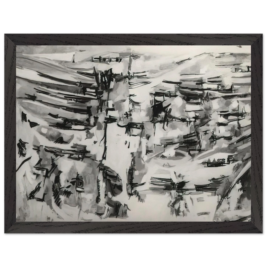 Composition - 1955 by Maria Helena Vieira da Silva — Framed art print at Zephyeer