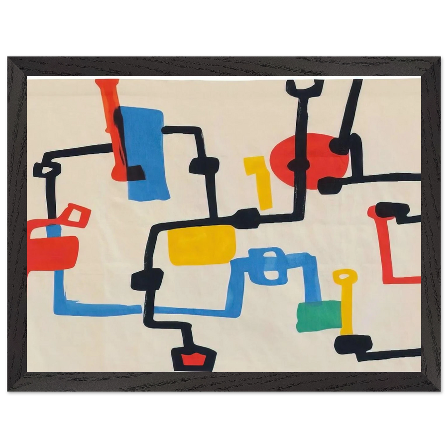 Oil Fields by Etel Adnan — Framed art print at Zephyeer