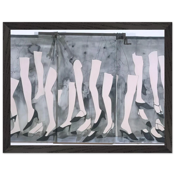 WALKING DREAM WITH A FOUR FOOT CLAMP 1965 by Jim Dine — Framed art print at Zephyeer