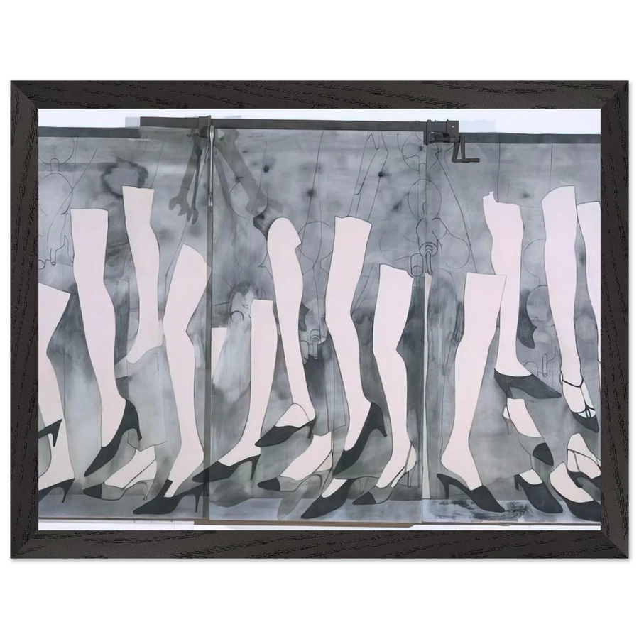 WALKING DREAM WITH A FOUR FOOT CLAMP 1965 by Jim Dine — Framed art print at Zephyeer