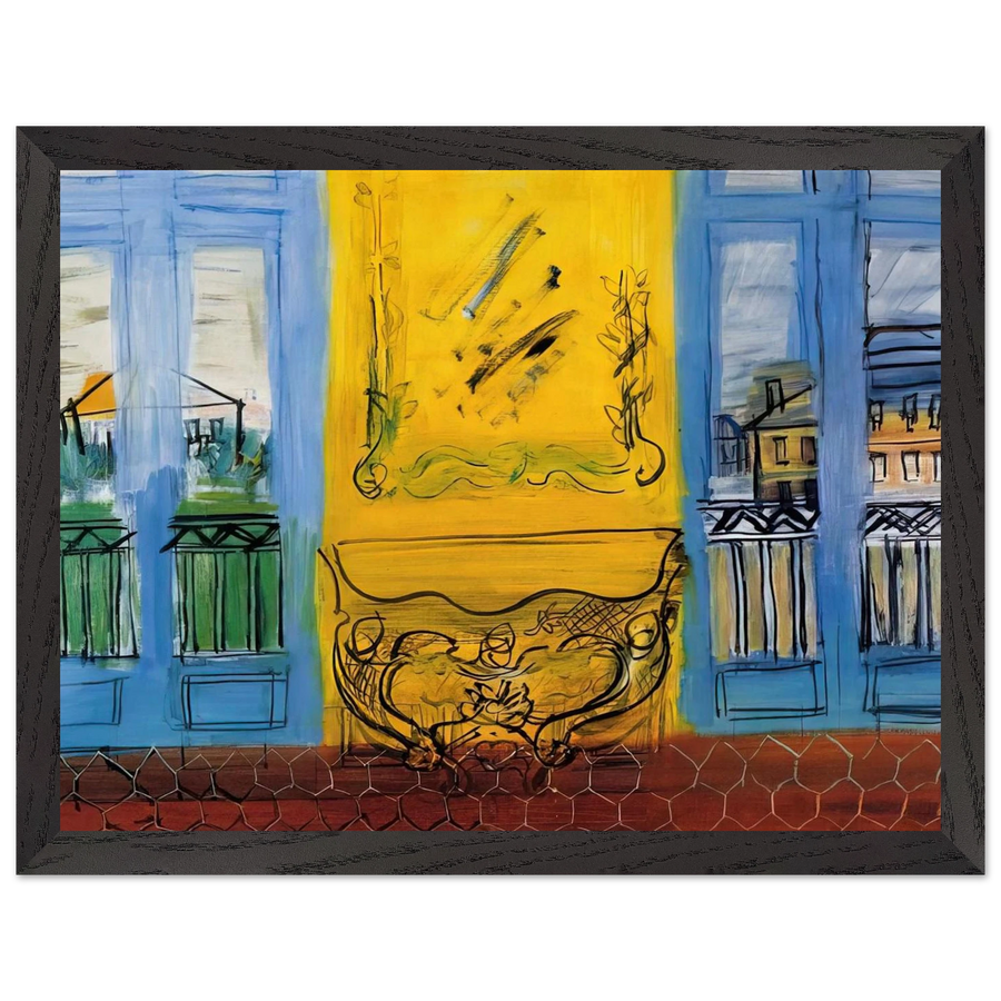CONSOLE WITH TWO WINDOWS 1948 by Raoul Dufy — Framed art print at Zephyeer