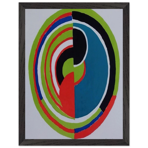ABSTRACT SWIRL by Sonia Delaunay — Framed art print at Zephyeer