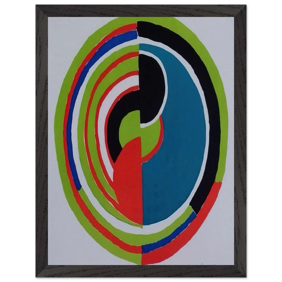 ABSTRACT SWIRL by Sonia Delaunay — Framed art print at Zephyeer