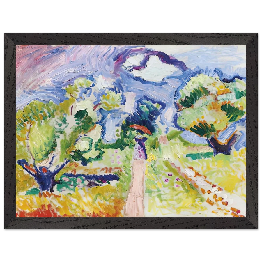 PROMENADE DES OLIVIERS 1905 by Henri Matisse — Framed art print at Zephyeer