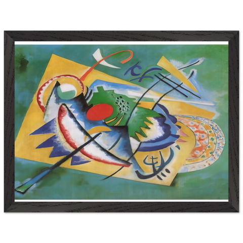 RED OVAL 1920 by Wassily Kandinsky — Framed art print at Zephyeer