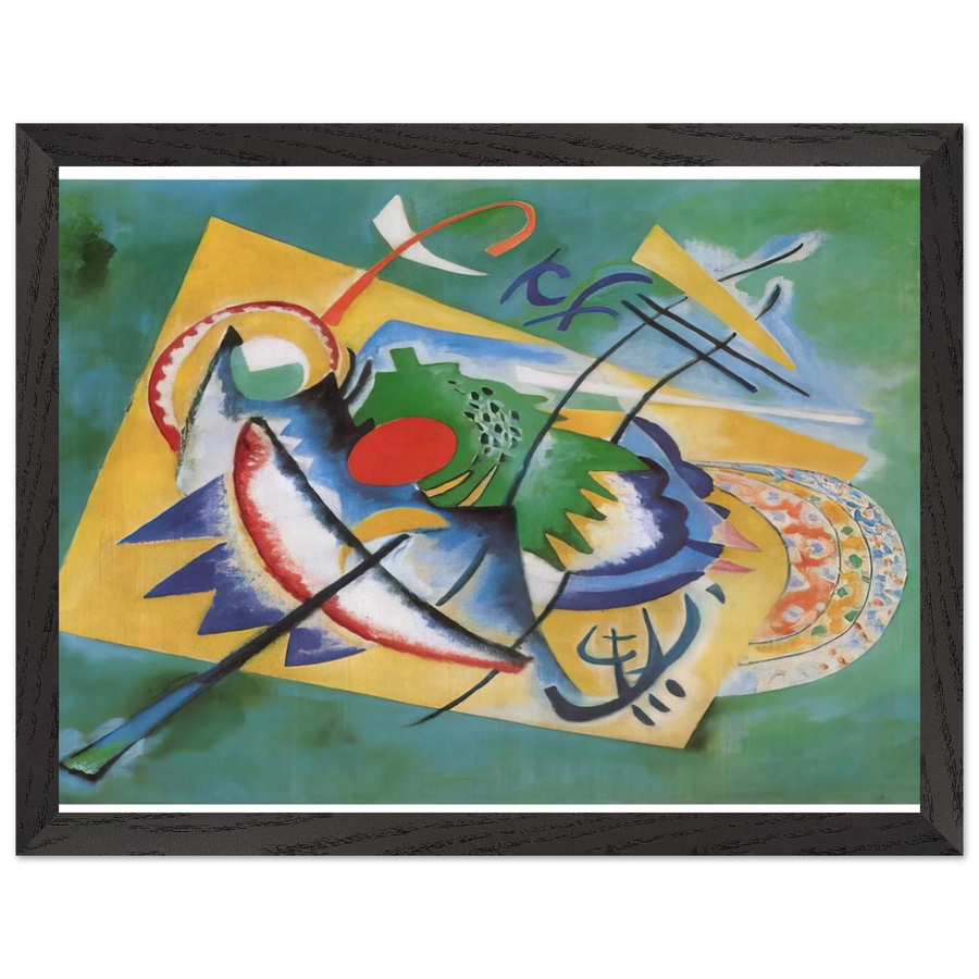 RED OVAL 1920 by Wassily Kandinsky — Framed art print at Zephyeer