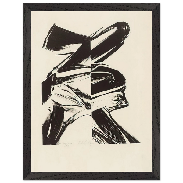Untitled From a Laugh without Mouth by Karl Otto Gotz — Framed art print at Zephyeer