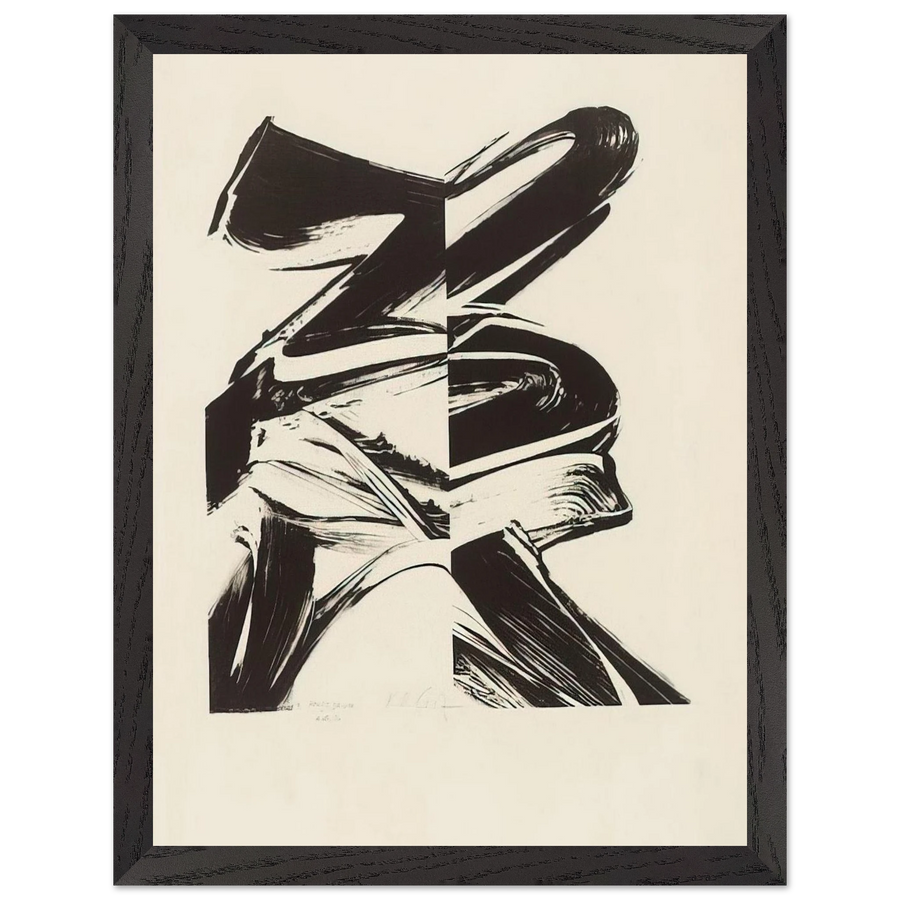 Untitled From a Laugh without Mouth by Karl Otto Gotz — Framed art print at Zephyeer