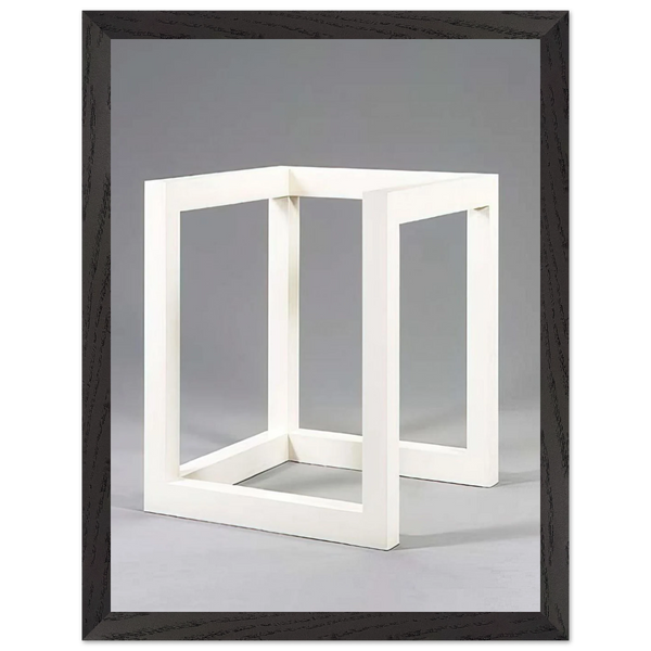 Incomplete Cube 10-4 by Sol LeWitt — Framed art print at Zephyeer