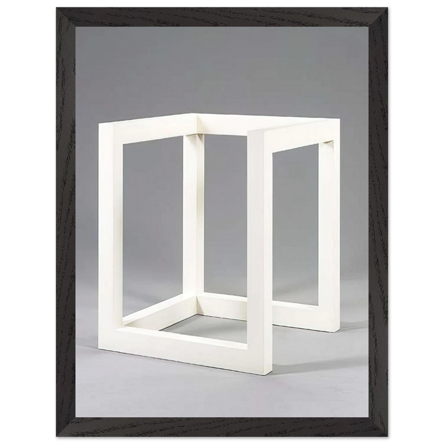 Incomplete Cube 10-4 by Sol LeWitt — Framed art print at Zephyeer