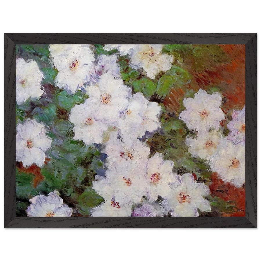 Clematis by Claude Monet — Framed art print at Zephyeer